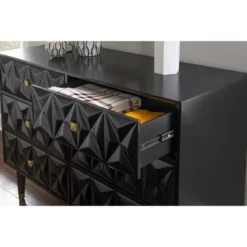 6 Drawer Geo Textured Dresser - Linon -Furniture Specialty Store GUEST 32e30cf9 d259 48be a610 412f3ca9eb16