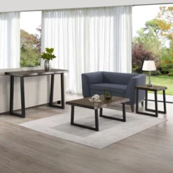 Jennings Live Edge End Table Cherry/Black - Steve Silver Co. -Furniture Specialty Store GUEST 33f63c0e 1ff4 4ba6 9f39 46c24922c387