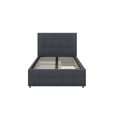 Rosalie Upholstered Bed With Storage - Room & Joy 9 Rosalie Upholstered Bed With Storage - Room & Joy - Image 7