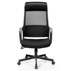 Costway Adjustable Mesh Office Task Chair Heating Lumbar Support Headrest GreyBlack -Furniture Specialty Store GUEST 353dc0a4 9772 453b 9dd0 3e26bac012ef