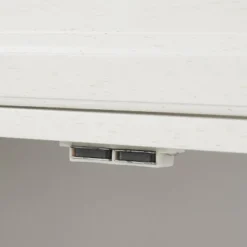 3pc Tara Entertainment Set With Closed Storage Distressed White - Crosley -Furniture Specialty Store GUEST 35862edd 1839 4488 b764 2bd619945e09