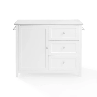 Soren Stone Top Kitchen Island/Cart White - Crosley 8 Soren Stone Top Kitchen Island/Cart White - Crosley - Image 6