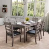 7pc New York Wood Dining Set Washed Gray - CorLiving -Furniture Specialty Store GUEST 3638bef7 0d32 4e44 99b5 8d0941ad2ee1