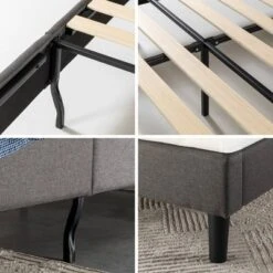 Dachelle Upholstered Platform Bed Frame - Zinus -Furniture Specialty Store GUEST 3647ef18 b811 4f9b 8bd0 b90731c27993