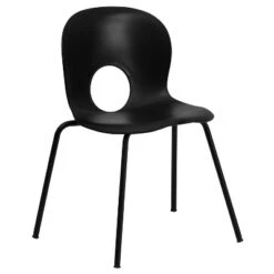 Flash Furniture HERCULES Series 770 Lb. Capacity Designer Plastic Stack Chair With Black Frame -Furniture Specialty Store GUEST 36c847cd f34e 4a9a 9680 185f21d19ab3