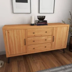 Modern Wood Sideboard Buffet Light Brown - Olivia & May -Furniture Specialty Store GUEST 3719d9b4 97eb 4994 9854 b2dc6c54e944