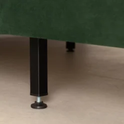 Queen Flam Upholstered Complete Platform Bed Dark Green - South Shore -Furniture Specialty Store GUEST 379797b5 5623 4f0a 9714 74307b2eed6d