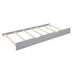 Wooden Platform House Bed With Trundle And Shelf-ModernLuxe -Furniture Specialty Store GUEST 38258cca 43fe 487b a9cf 3f42fd77bcfe