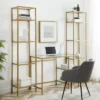 3pc Aimee Desk And Etagere Set Soft Gold - Crosley -Furniture Specialty Store GUEST 38fb0f1e 7539 483c 9cdd 56aac117af25