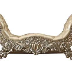 75" Vatican PU Bench Light Gold/Champagne Silver Finish - Acme Furniture -Furniture Specialty Store GUEST 3916f74c ba6e 425d 9dde 4961be0dd206