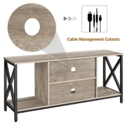 Yaheetech 55-Inch Wide TV Stand TV Console Table For 60-Inch TV -Furniture Specialty Store GUEST 398302a4 88ee 417c 869b 41f4d6ef3151