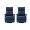 Set Of 2 Gina Mid-century Power Remote Recliner With Metal Base | ARTFUL LIVING DESIGN -Furniture Specialty Store GUEST 3aaa07a7 4156 4648 a703 268718121142