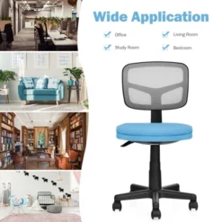 Tangkula Armless Mesh Office Chair Ergonomic Swivel Computer Desk Chair Height Adjustable Task Chair For Adults And Kids -Furniture Specialty Store GUEST 3ab4aba3 c489 463f b36b f37cd4da2d60