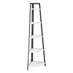 70" Free Standing 5 Tier Pyramid Corner Shelf - Danya B. 26 70" Free Standing 5 Tier Pyramid Corner Shelf - Danya B. -Furniture Specialty Store GUEST 3abc86c1 3b9a 4b4f 982b 87757593ea03