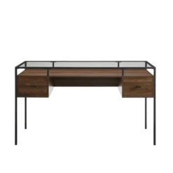 Lamvia Contemporary 2 Tier Glass Top Desk - Saracina Home -Furniture Specialty Store GUEST 3b3bf1ec 533f 40ff b8e9 31a732728310
