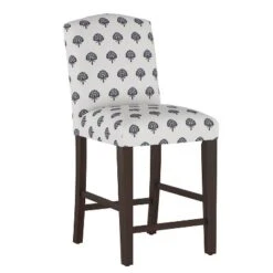 Alex Camel Back Counter Height Barstool With Botanical Print - Skyline Furniture -Furniture Specialty Store GUEST 3bb8c25e 9df9 4928 a0f4 553ca450722b