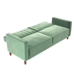 Pin Tufted Velvet Transitional Futon - Room & Joy -Furniture Specialty Store GUEST 3bc02c47 3d22 400d a527 ba1cb425208c
