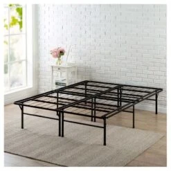 16" Gene Steel Deluxe SmartBase Frame Black - Zinus -Furniture Specialty Store GUEST 3bf139ee 91ea 4cb6 8bcc 29f5be50f56f