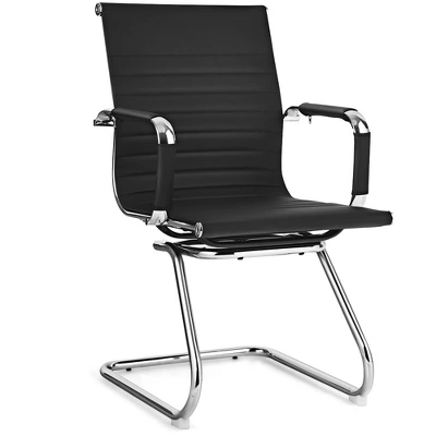 Costway Set Of 2 Office Waiting Room Chairs For Reception Conference Area 10 Costway Set Of 2 Office Waiting Room Chairs For Reception Conference Area - Image 8