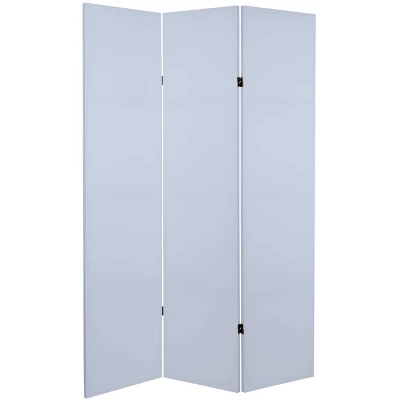 6" Double Sided Canvas Room Divider - Oriental Furniture 7 6" Double Sided Canvas Room Divider - Oriental Furniture - Image 5