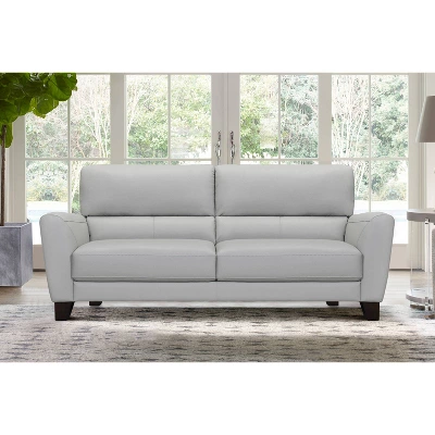 81" Kester Genuine Leather Square Arm Sofa - Armen Living 10 81" Kester Genuine Leather Square Arm Sofa - Armen Living - Image 8