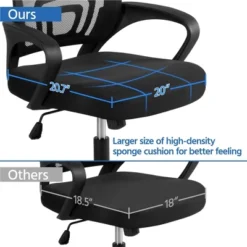 Yaheetech Adjustable Ergonomic Computer Chair Office Chair 20 Yaheetech Adjustable Ergonomic Computer Chair Office Chair -Furniture Specialty Store GUEST 3cdbff90 deae 4003 bebc 45a06e4b43d1