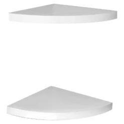 (Set Of 2) 11.5" X 1.5" Radial Floating Corner Shelves - Danya B. -Furniture Specialty Store GUEST 3d0e0e28 04f7 4f83 ad1e 181934f91ddf
