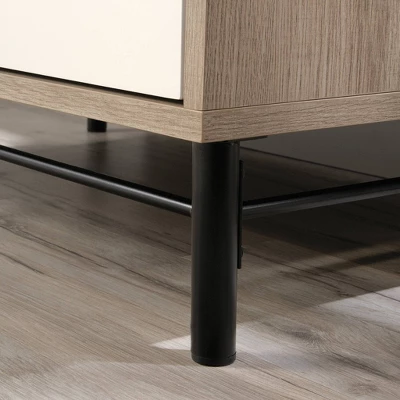 2 Drawer Anda Norr Lateral File Cabinet Sky Oak - Sauder 5 2 Drawer Anda Norr Lateral File Cabinet Sky Oak - Sauder - Image 3