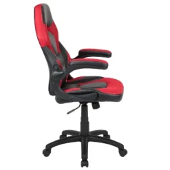 BlackArc Gamma Gaming Desk & Chair Set - Black & Red High Back Gaming Chair With Flip-Up Arms; Desk With Detachable Headphone Hook/Cupholder -Furniture Specialty Store GUEST 3e8a4a32 9ed1 4ab7 ace7 f7f4756c4c5f