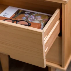 Mid-Century Modern Wood Nightstand - Saracina Home -Furniture Specialty Store GUEST 3ea28490 7685 4c60 a1be 889c69b2af02