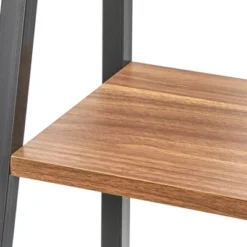 3pc Denton Ladder Desk And Shelf Walnut/Black - Buylateral -Furniture Specialty Store GUEST 3f75ee8a f1bc 4b19 b88a 514a2b7af72c