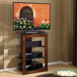 Bell'O Wood Metal Glass Audio Tower - AT306 -Furniture Specialty Store GUEST 3f8e1f9e 4a28 4d59 bfa7 d85c5f48fb9d