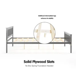 Costway Full Wood Platform Bed With Headboard And Footboard Mattress Foundation -Furniture Specialty Store GUEST 3ff9a8dd ba26 4c04 8903 8e63732b1505