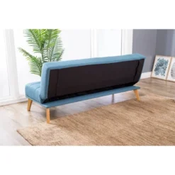 Carlie Mid Century Tufted Fabric Convertible Sofa Futon Blue - Abbyson Living 10 Carlie Mid Century Tufted Fabric Convertible Sofa Futon Blue - Abbyson Living -Furniture Specialty Store GUEST 40681a3f 1384 4215 9bb1 e666b3a6d08c