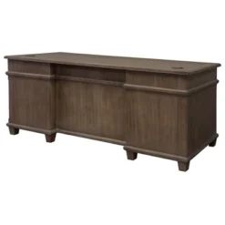 Carson Double Pedestal Desk Brown - Martin Furniture -Furniture Specialty Store GUEST 40791d4f 786c 406d a6c9 910d5b20c073
