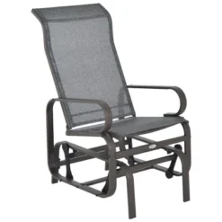 Outsunny Gliding Lounger Chair, Outdoor Swinging Chair With Smooth Rocking Arms And Lightweight Construction For Patio Backyard -Furniture Specialty Store GUEST 40d558e0 e0f2 4afc 9185 07764d2c873b