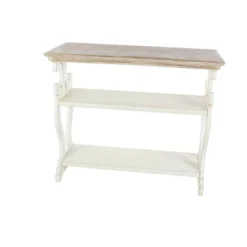Farmhouse Wood Console Table Off White - Olivia & May -Furniture Specialty Store GUEST 40f866a1 e6b3 4c41 8c32 96eadaafc373