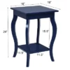Costway Set Of 2 NightStands Side Table End Table Accent Table W/ Shelf Indigo -Furniture Specialty Store GUEST 411a5794 7e23 41ea 9ef9 70901d73c92d