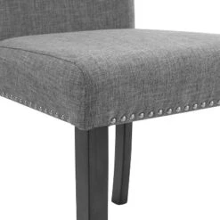 5pc Kellum Contemporary Round Dining Set White/Brushed Brown Gray/Light Gray - MiBasics -Furniture Specialty Store GUEST 41222327 eaf3 455c a174 d6ccb902f5e2