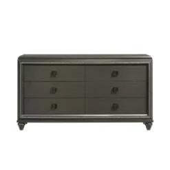 Farris 6 Drawer Dresser Black - Picket House Furnishings