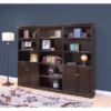 72" Executive Wood Bookcase With Doors Brown - Martin Furniture -Furniture Specialty Store GUEST 428c9087 7c22 488f 8d3e 62b4e6d07b27