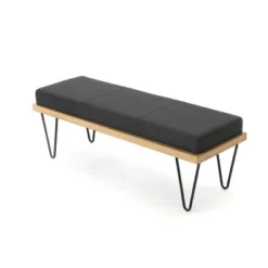 Elisha Industrial Modern Bench - Christopher Knight Home -Furniture Specialty Store GUEST 42c5b57c 0ca8 4333 a236 405e961a071f
