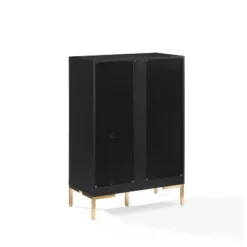 42.25" Juno Record Storage Cube Bookcase With Speaker Black/Black - Crosley -Furniture Specialty Store GUEST 42ff9f42 9fcb 42ee 857f ddf5dc7443b1