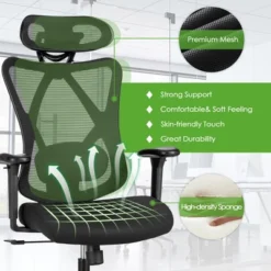 Costway Ergonomic High Back Mesh Office Chair W/ Adjustable Lumbar Support -Furniture Specialty Store GUEST 439c294a 31f2 430d 99a4 f9b01fc04613