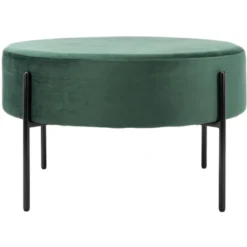 Lisbon Round Cocktail Ottoman - Safavieh -Furniture Specialty Store GUEST 44f40696 a0a9 45ea 8fc5 a511da70e335