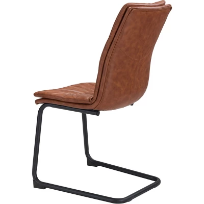 Set Of 2 Ruth Dining Chairs Vintage Brown - ZM Home 7 Set Of 2 Ruth Dining Chairs Vintage Brown - ZM Home - Image 5