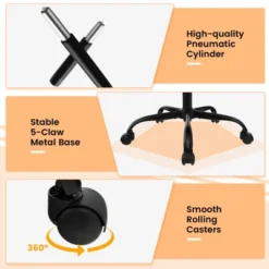 Costway Adjustable Office Desk Chair Ergonomic Executive Chair With Padded Headrest Armrest -Furniture Specialty Store GUEST 4670cb99 d548 400c b2ff 02e2be60aeea