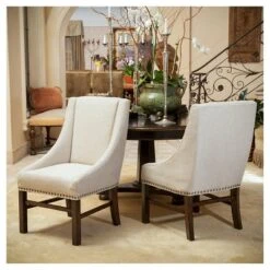 Set Of 2 James Dining Chair Set Natural - Christopher Knight Home -Furniture Specialty Store GUEST 46e62368 69f7 4d60 9f65 b674bb16582c