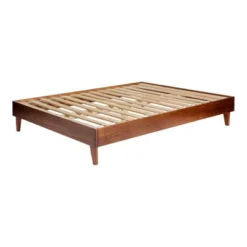 Alice Mid-Century Solid Wood Platform Bed - Saracina Home -Furniture Specialty Store GUEST 47044696 b525 4109 b155 a304e76da639