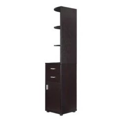 70.75" Julisse 3 Shelf Corner Bookcase - MiBasics
